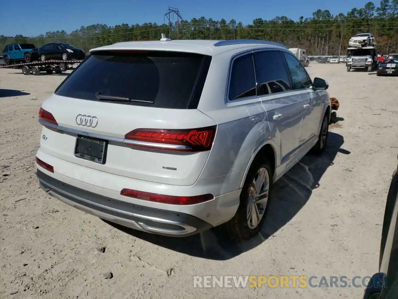 4 Photograph of a damaged car WA1LJAF70MD015501 AUDI Q7 2021