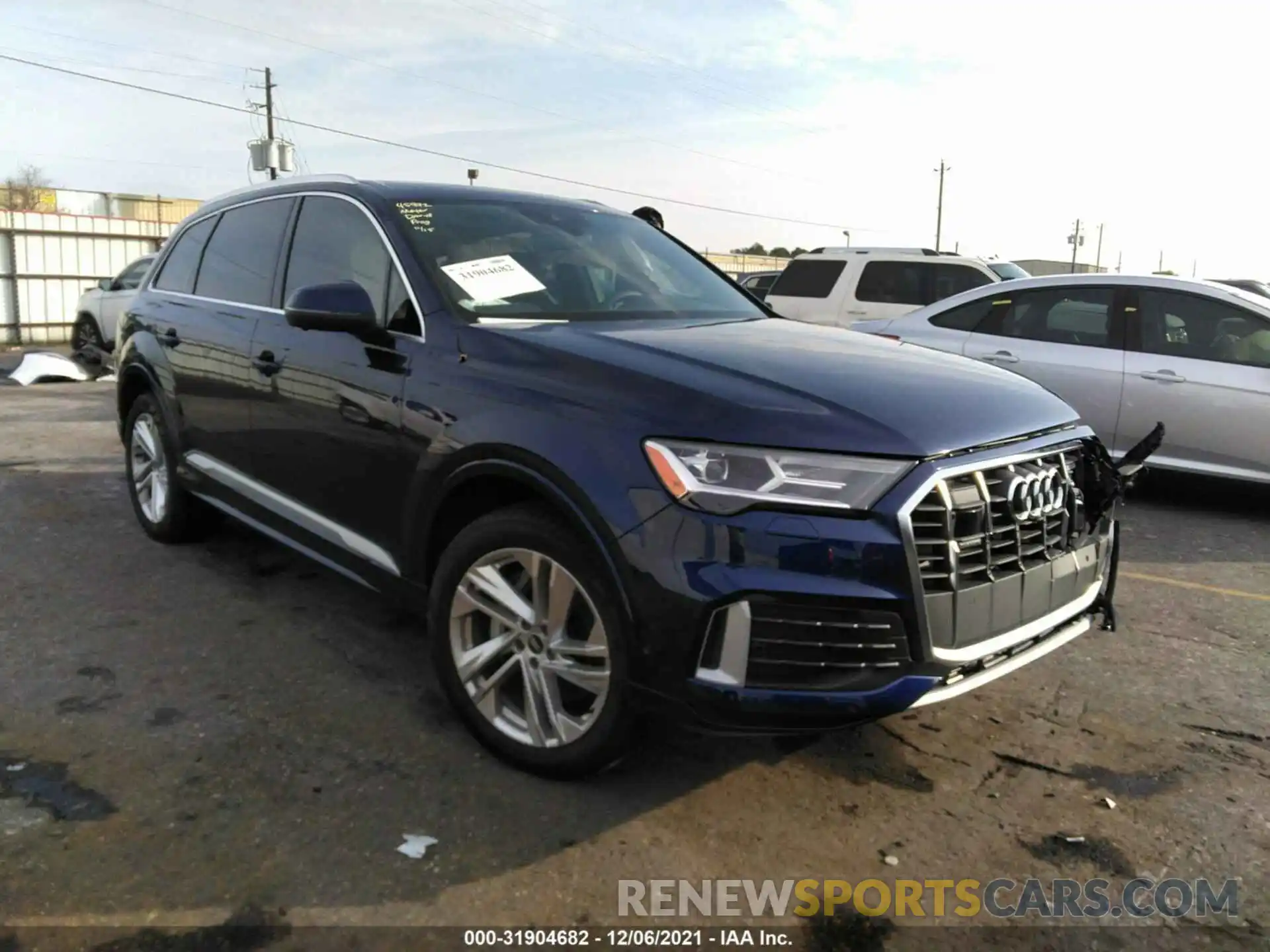 1 Фотография поврежденного автомобиля WA1LJAF71MD040777 AUDI Q7 2021