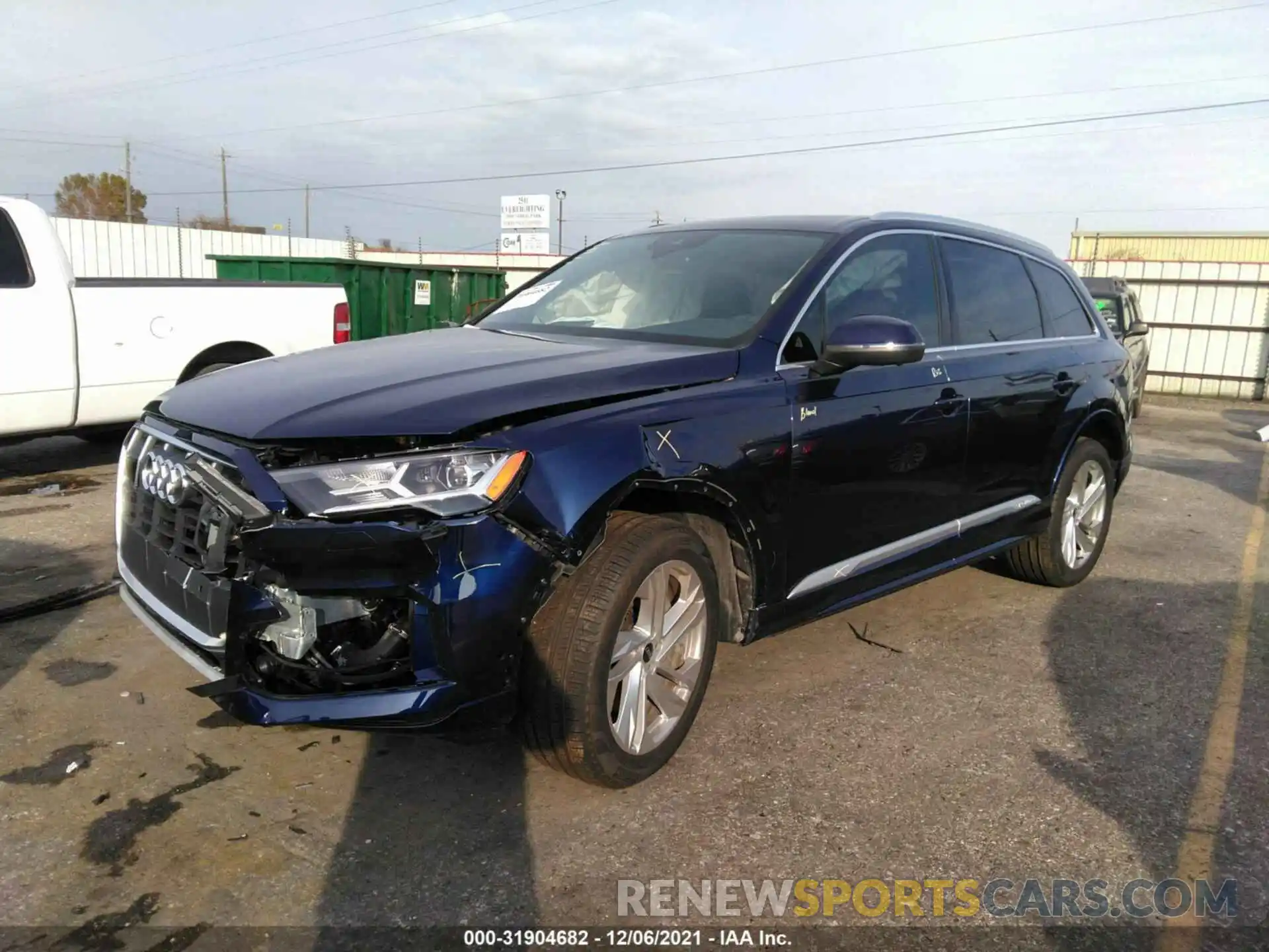 2 Photograph of a damaged car WA1LJAF71MD040777 AUDI Q7 2021