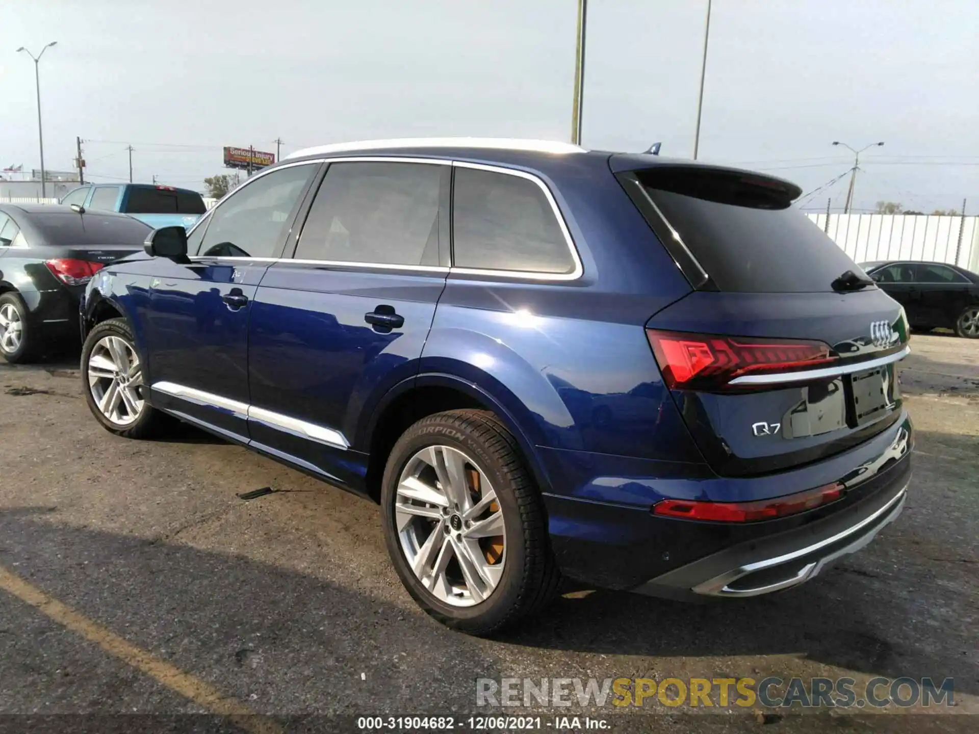 3 Фотография поврежденного автомобиля WA1LJAF71MD040777 AUDI Q7 2021