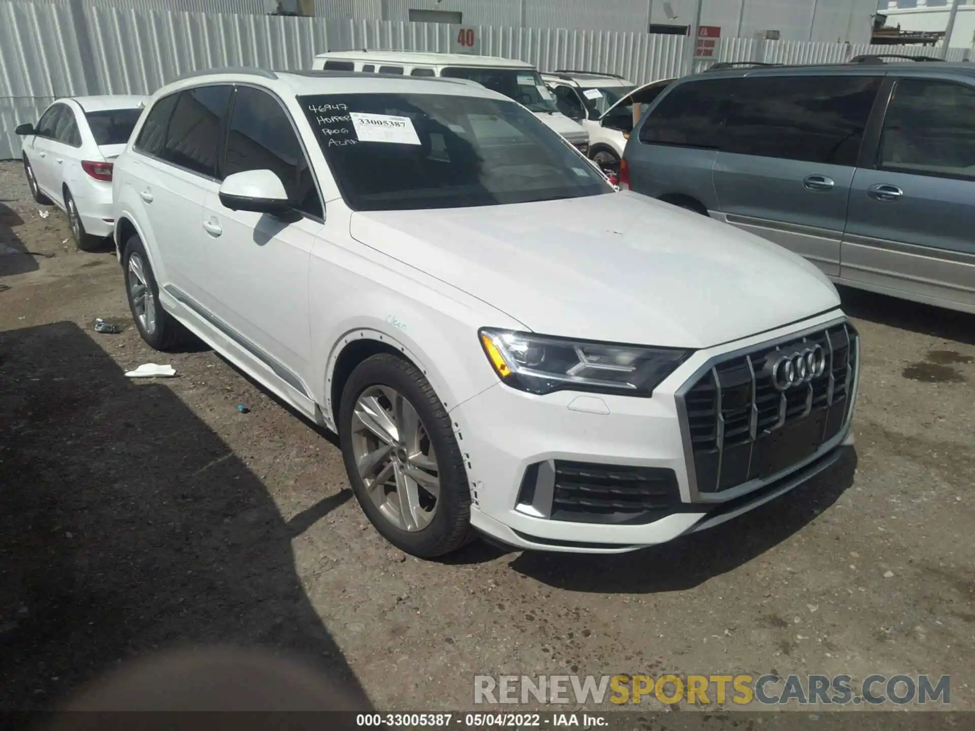 1 Фотография поврежденного автомобиля WA1LJAF72MD026340 AUDI Q7 2021