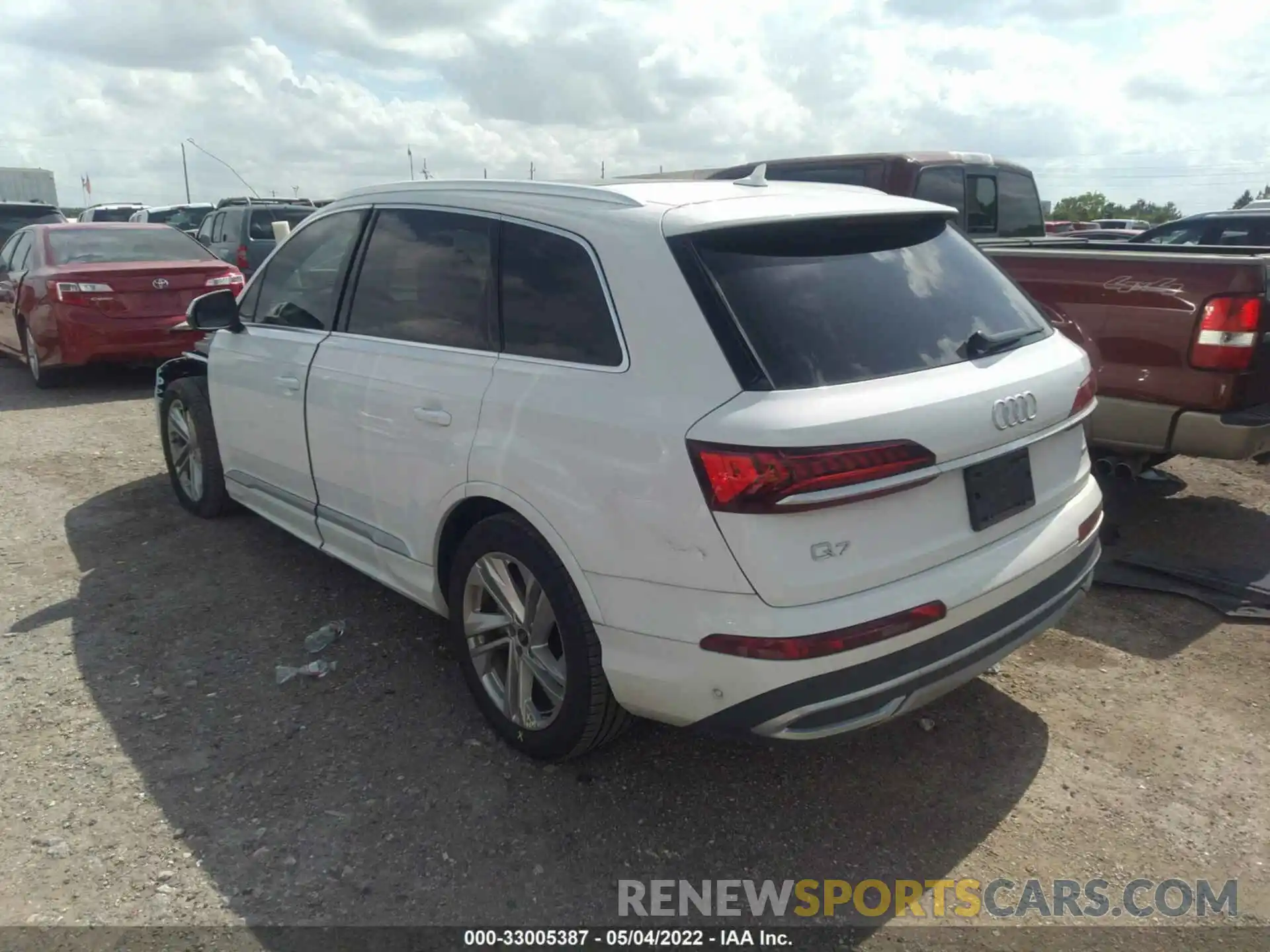 3 Фотография поврежденного автомобиля WA1LJAF72MD026340 AUDI Q7 2021