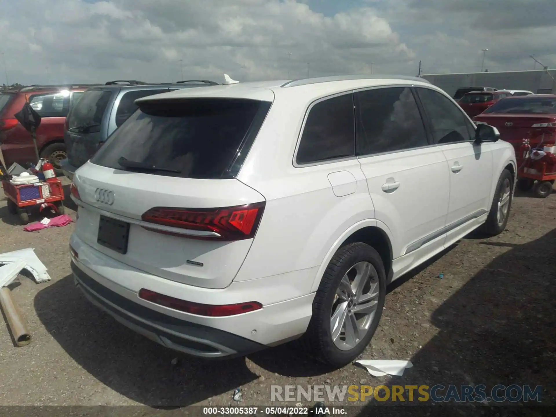 4 Фотография поврежденного автомобиля WA1LJAF72MD026340 AUDI Q7 2021