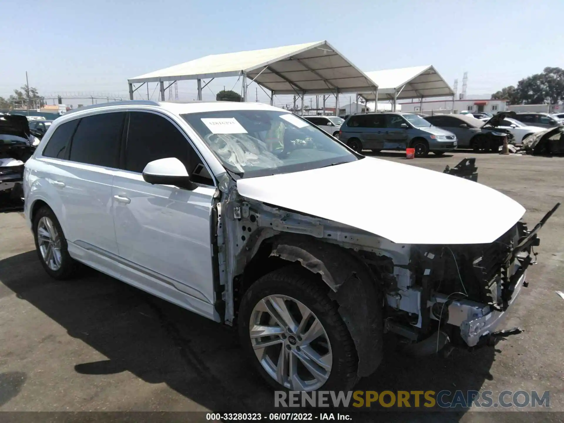 1 Photograph of a damaged car WA1LJAF73MD016447 AUDI Q7 2021