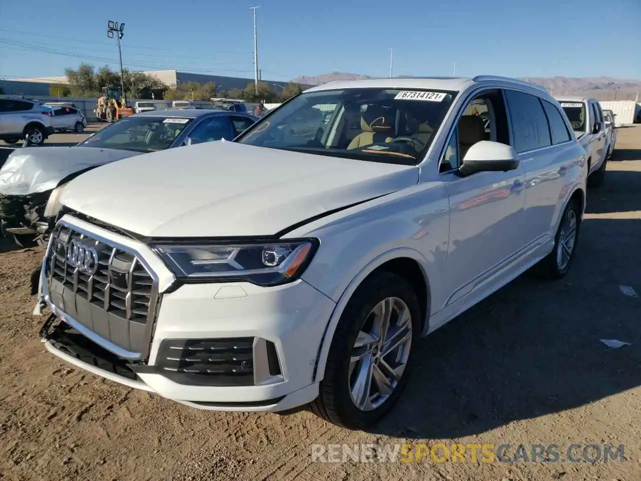 2 Photograph of a damaged car WA1LJAF73MD024208 AUDI Q7 2021