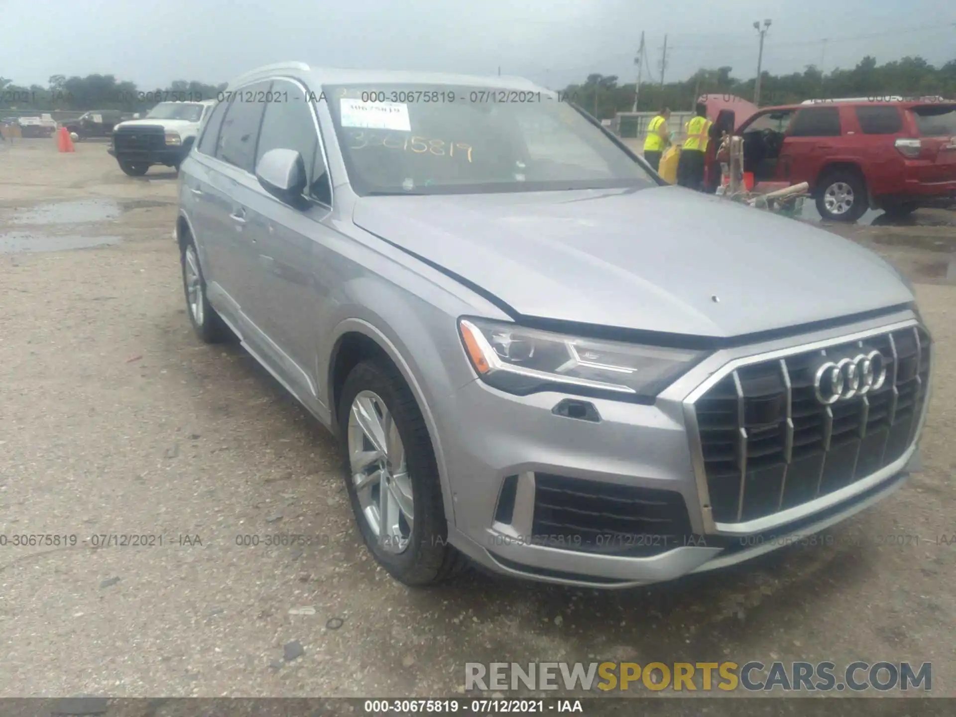 1 Photograph of a damaged car WA1LJAF73MD030932 AUDI Q7 2021