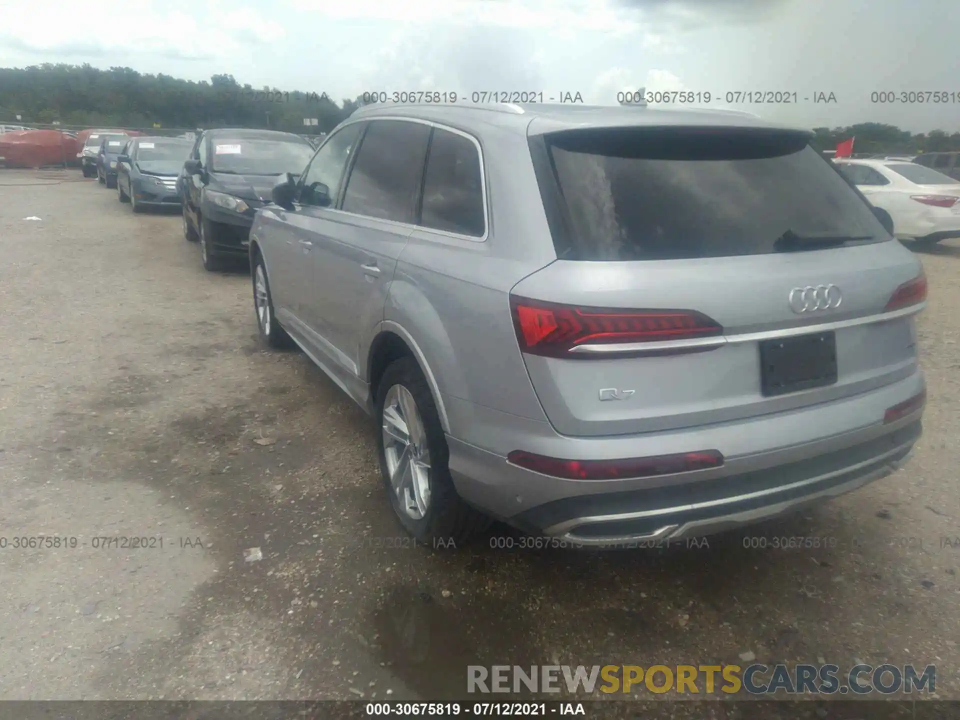 3 Фотография поврежденного автомобиля WA1LJAF73MD030932 AUDI Q7 2021