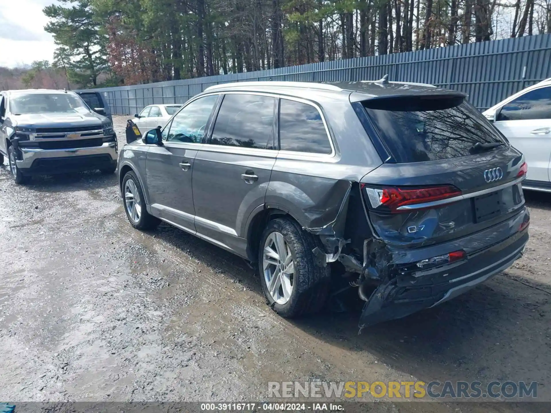 3 Фотография поврежденного автомобиля WA1LJAF74MD035329 AUDI Q7 2021