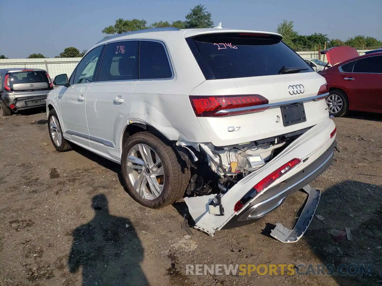 3 Photograph of a damaged car WA1LJAF75MD015655 AUDI Q7 2021