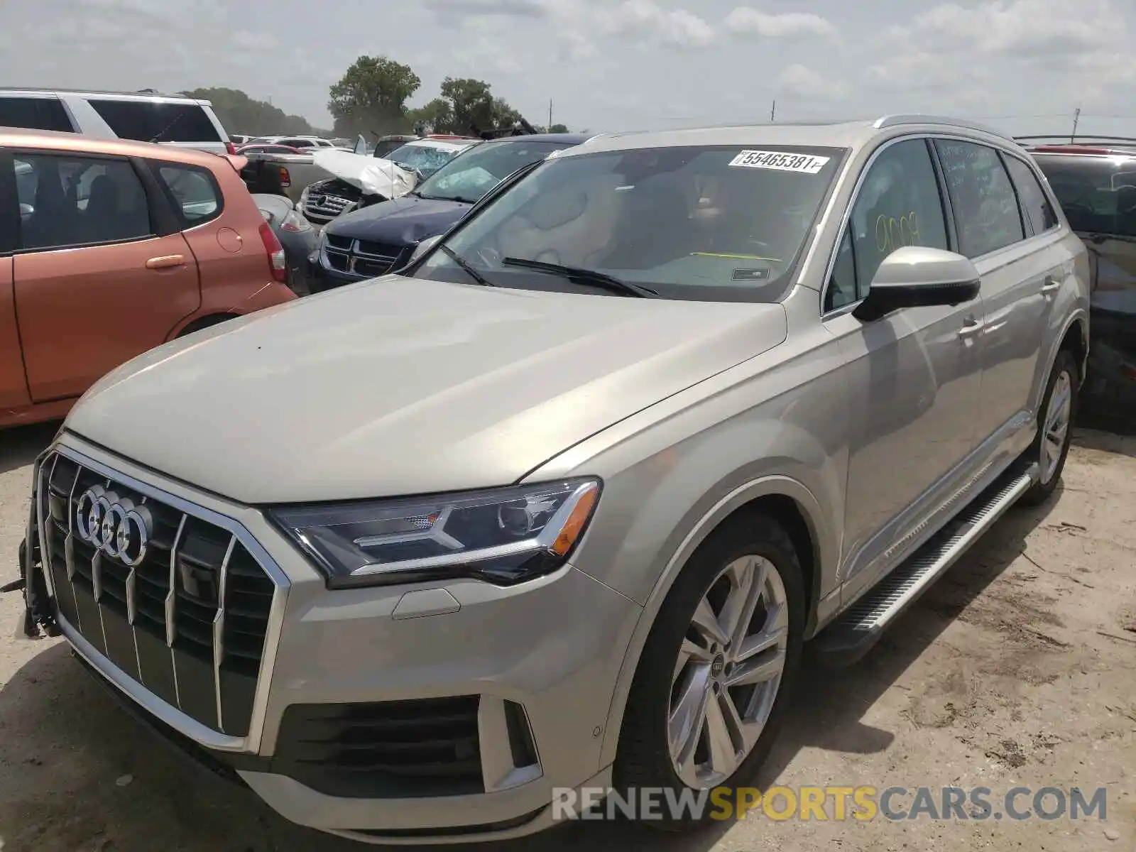 2 Photograph of a damaged car WA1LJAF75MD024551 AUDI Q7 2021