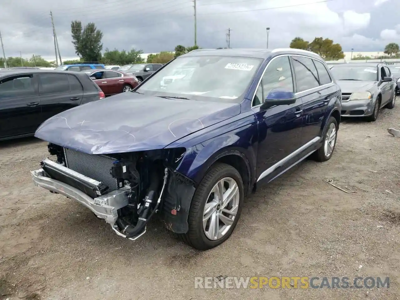 2 Photograph of a damaged car WA1LJAF75MD039051 AUDI Q7 2021