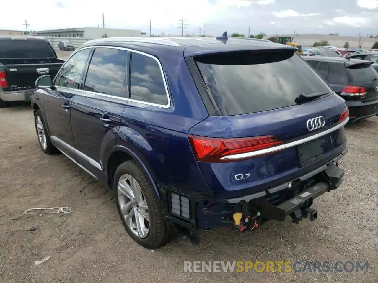 3 Фотография поврежденного автомобиля WA1LJAF75MD039051 AUDI Q7 2021