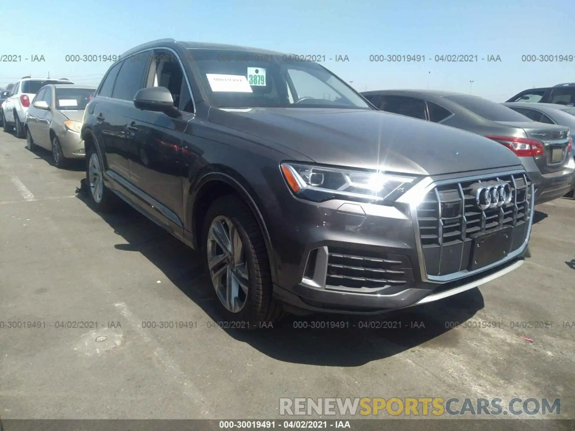 1 Photograph of a damaged car WA1LJAF76MD015406 AUDI Q7 2021