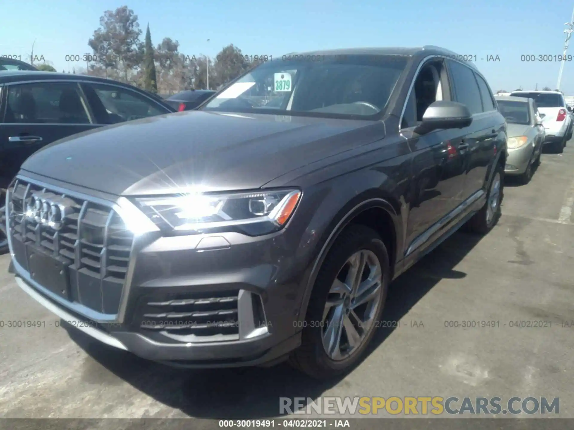 2 Photograph of a damaged car WA1LJAF76MD015406 AUDI Q7 2021