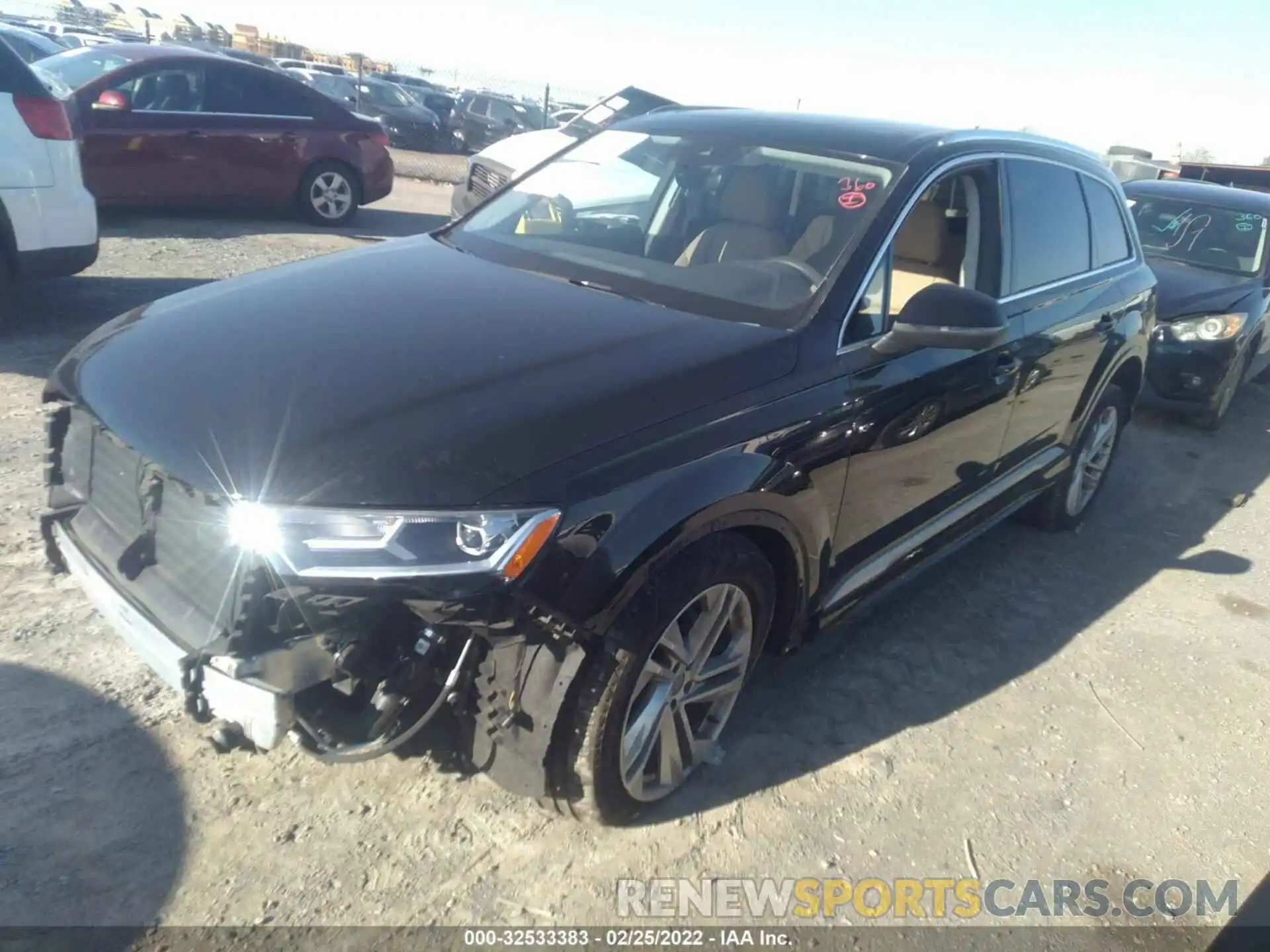 2 Photograph of a damaged car WA1LJAF77MD010358 AUDI Q7 2021