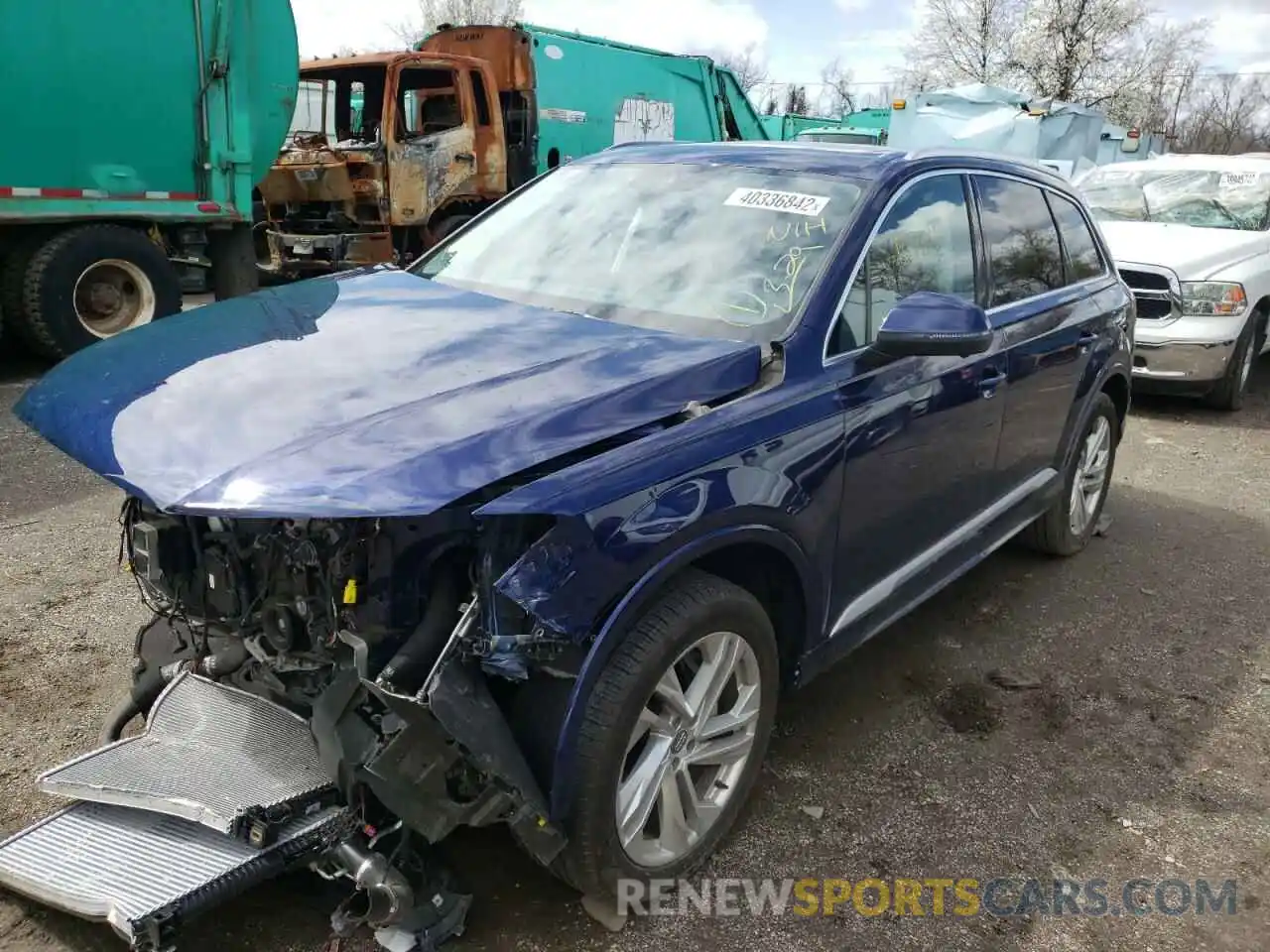 2 Photograph of a damaged car WA1LJAF77MD011560 AUDI Q7 2021