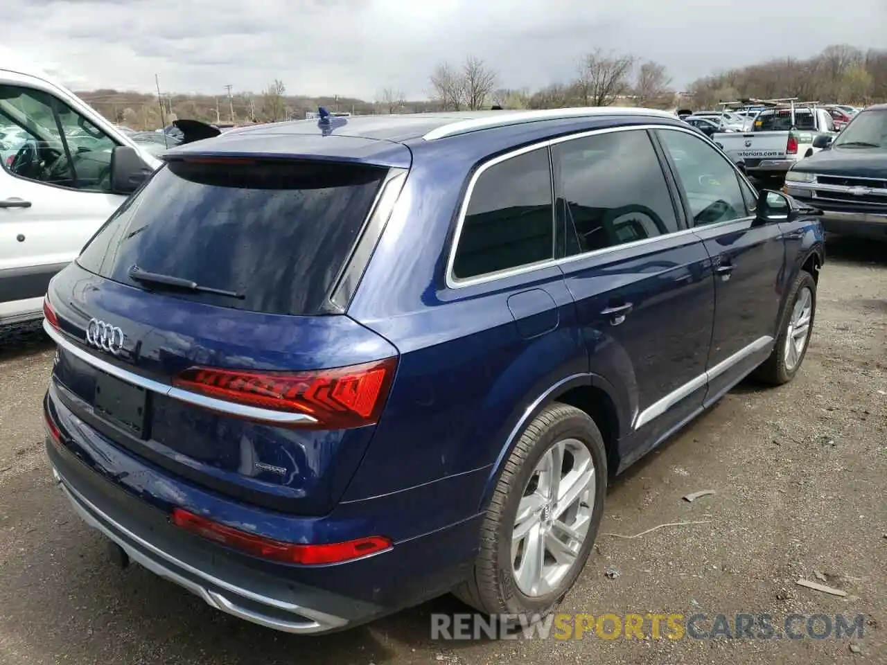 4 Фотография поврежденного автомобиля WA1LJAF77MD011560 AUDI Q7 2021