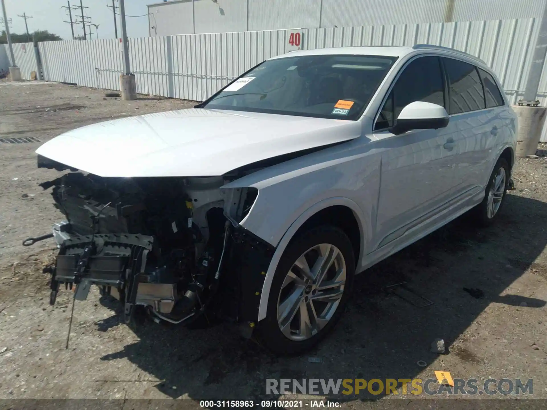 2 Photograph of a damaged car WA1LJAF77MD037169 AUDI Q7 2021