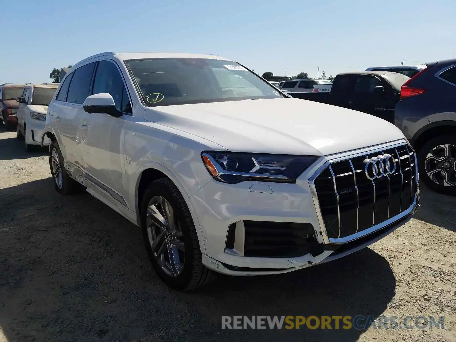 1 Photograph of a damaged car WA1LJAF78MD012359 AUDI Q7 2021