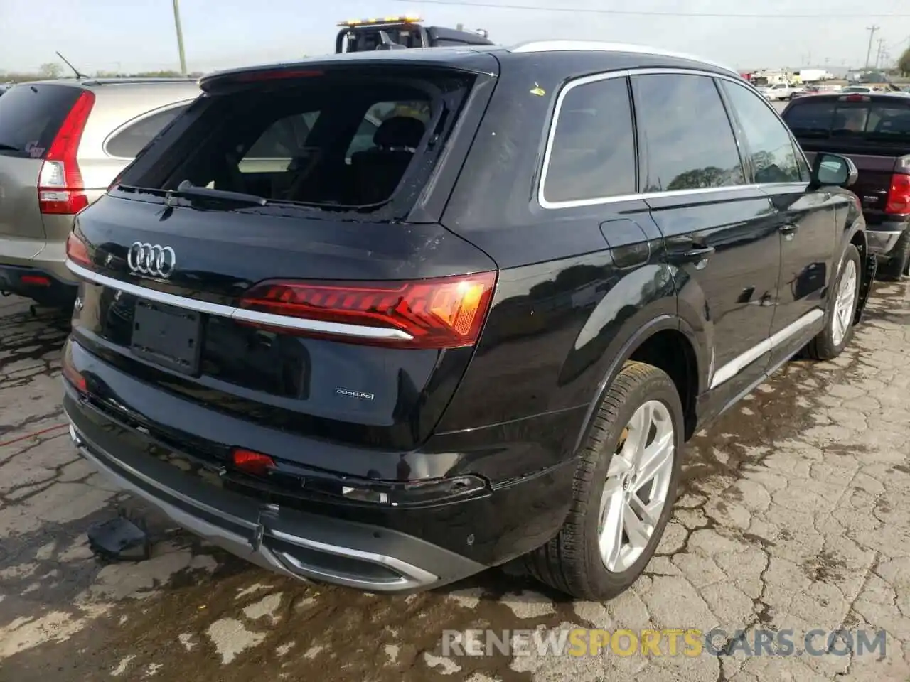 4 Фотография поврежденного автомобиля WA1LJAF78MD036242 AUDI Q7 2021