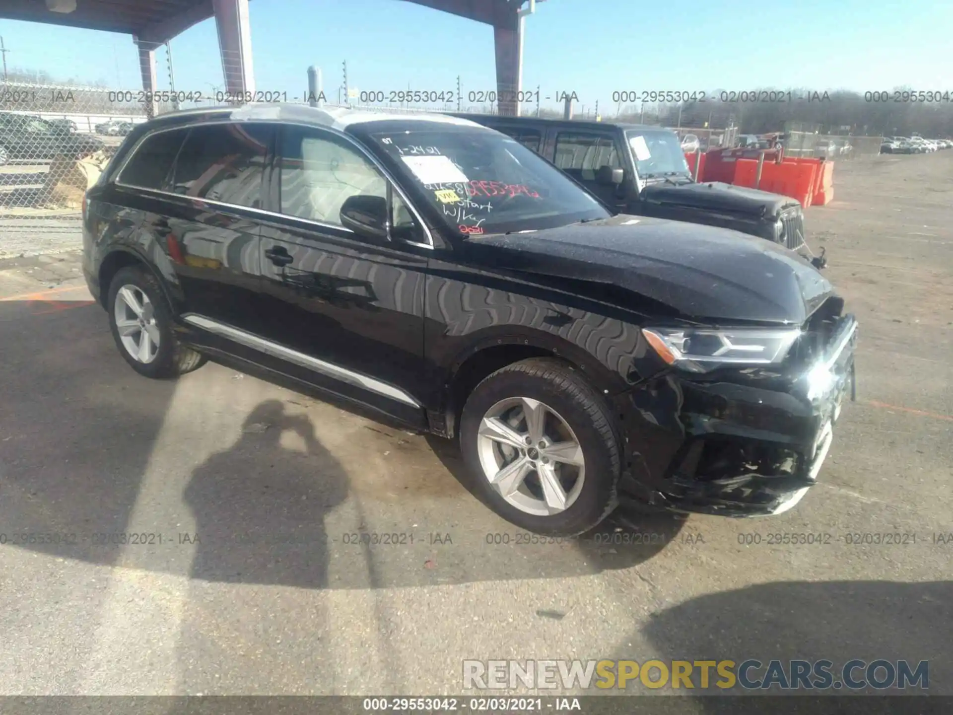 1 Photograph of a damaged car WA1LJAF79MD014007 AUDI Q7 2021