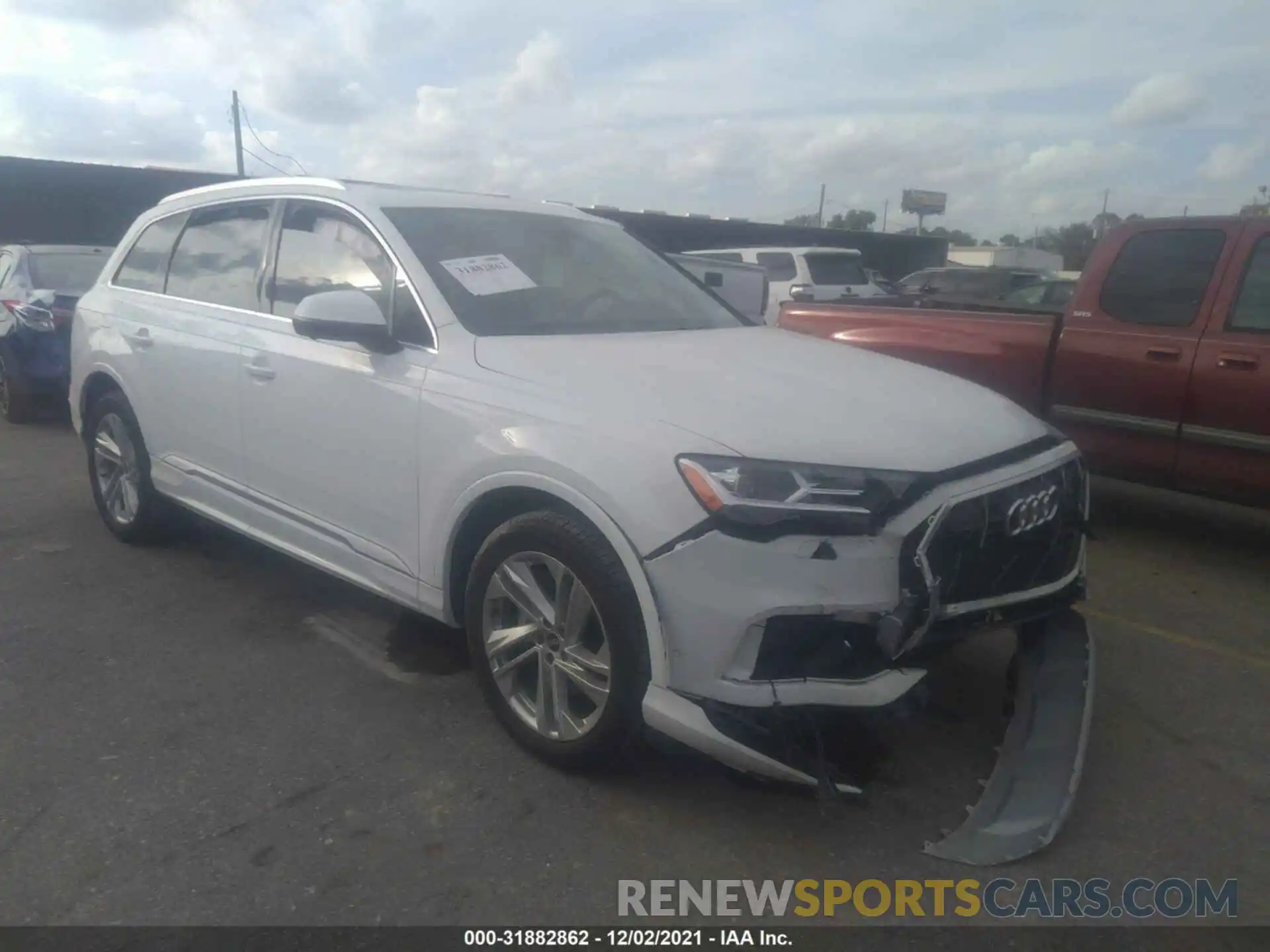 1 Photograph of a damaged car WA1LJAF79MD019255 AUDI Q7 2021