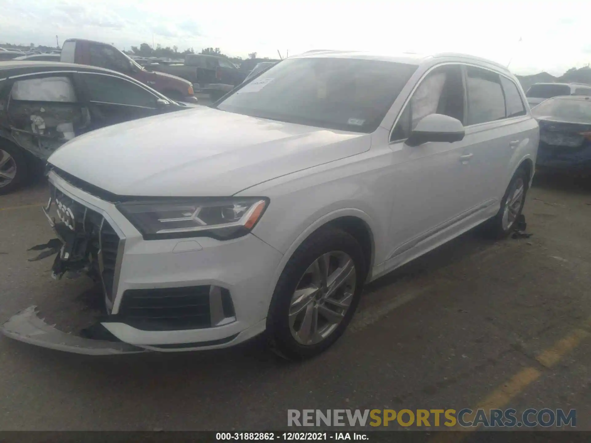 2 Photograph of a damaged car WA1LJAF79MD019255 AUDI Q7 2021