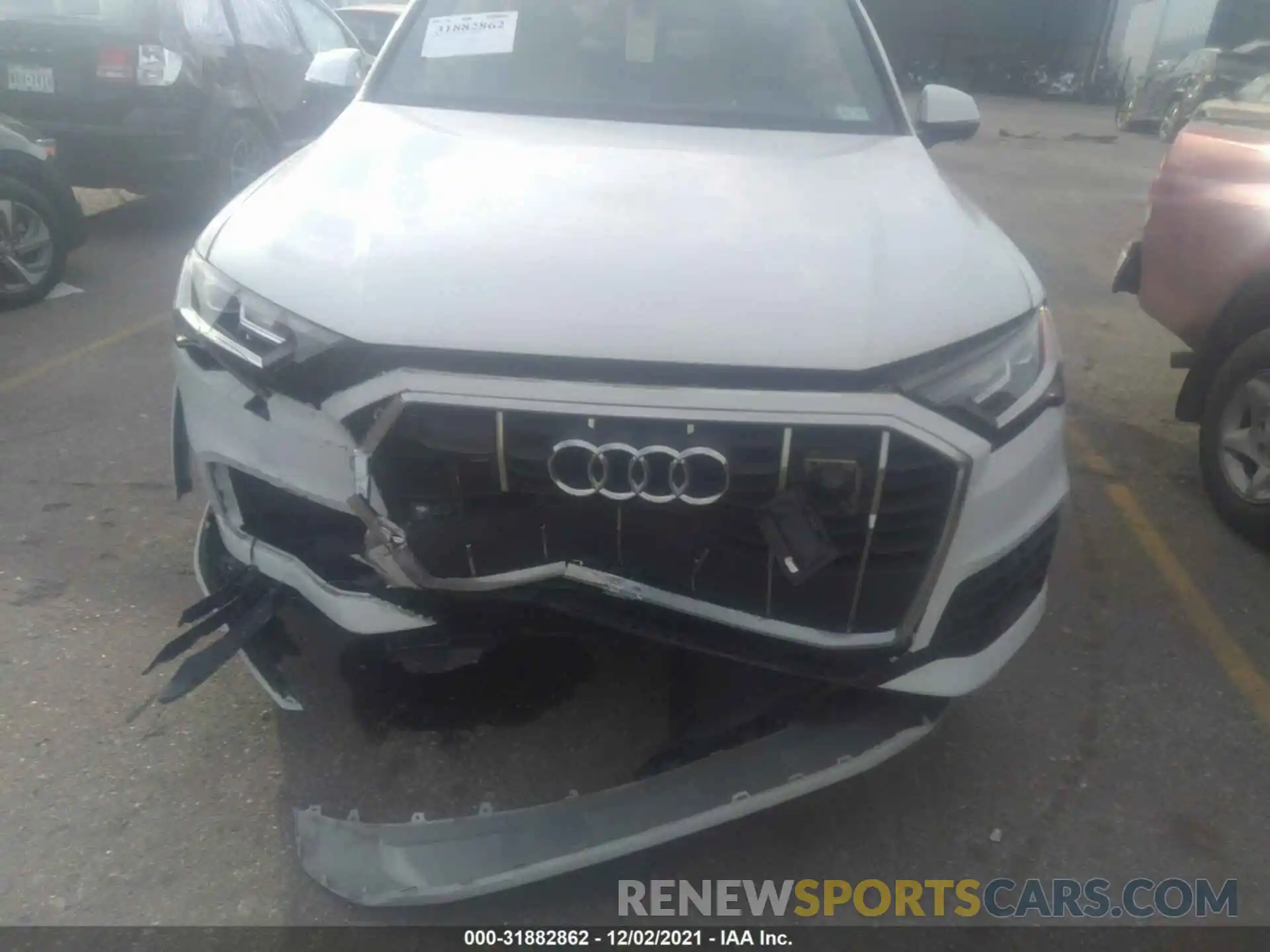 6 Photograph of a damaged car WA1LJAF79MD019255 AUDI Q7 2021