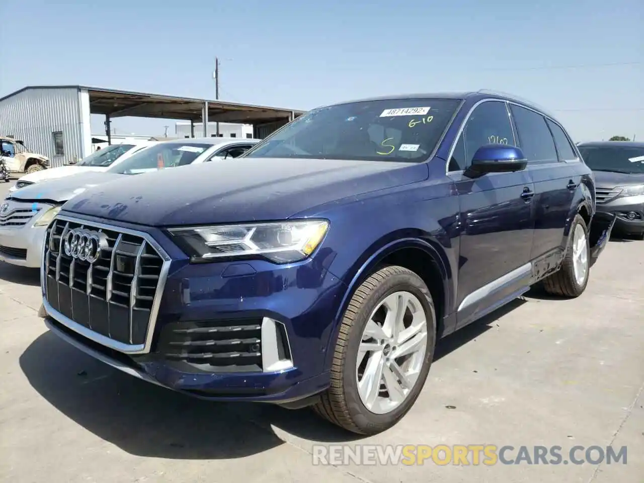 2 Photograph of a damaged car WA1LJAF79MD026660 AUDI Q7 2021