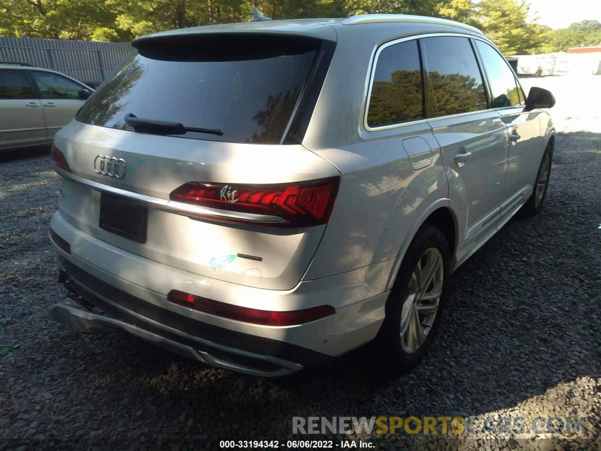 4 Фотография поврежденного автомобиля WA1LJAF79MD027503 AUDI Q7 2021