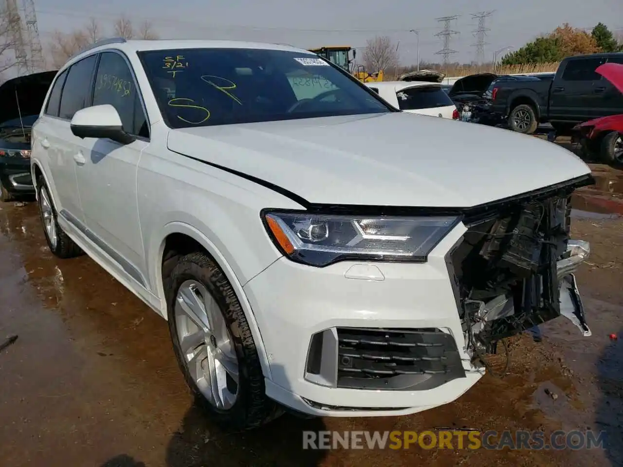 1 Photograph of a damaged car WA1LJAF7XMD031544 AUDI Q7 2021