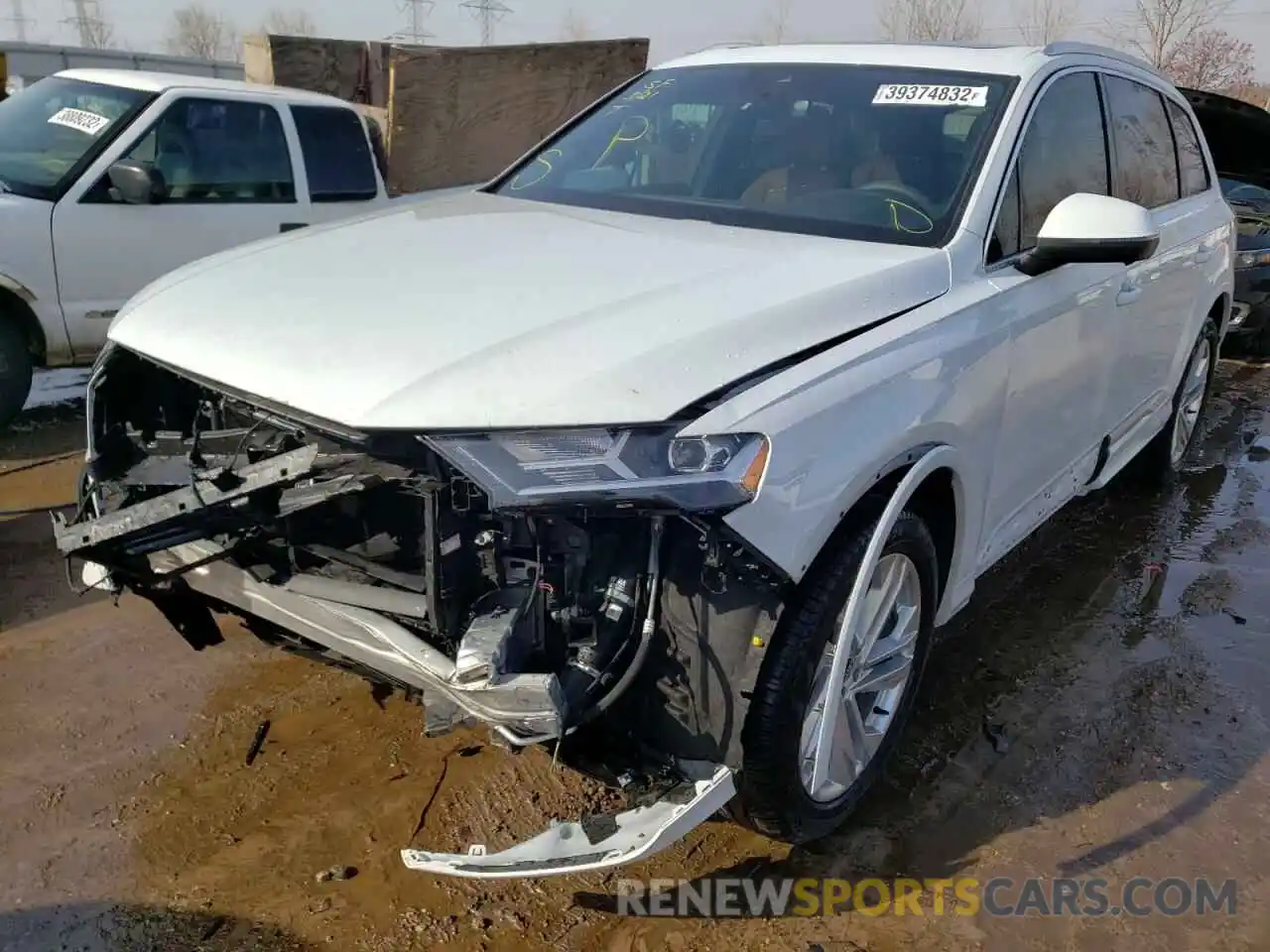 2 Photograph of a damaged car WA1LJAF7XMD031544 AUDI Q7 2021