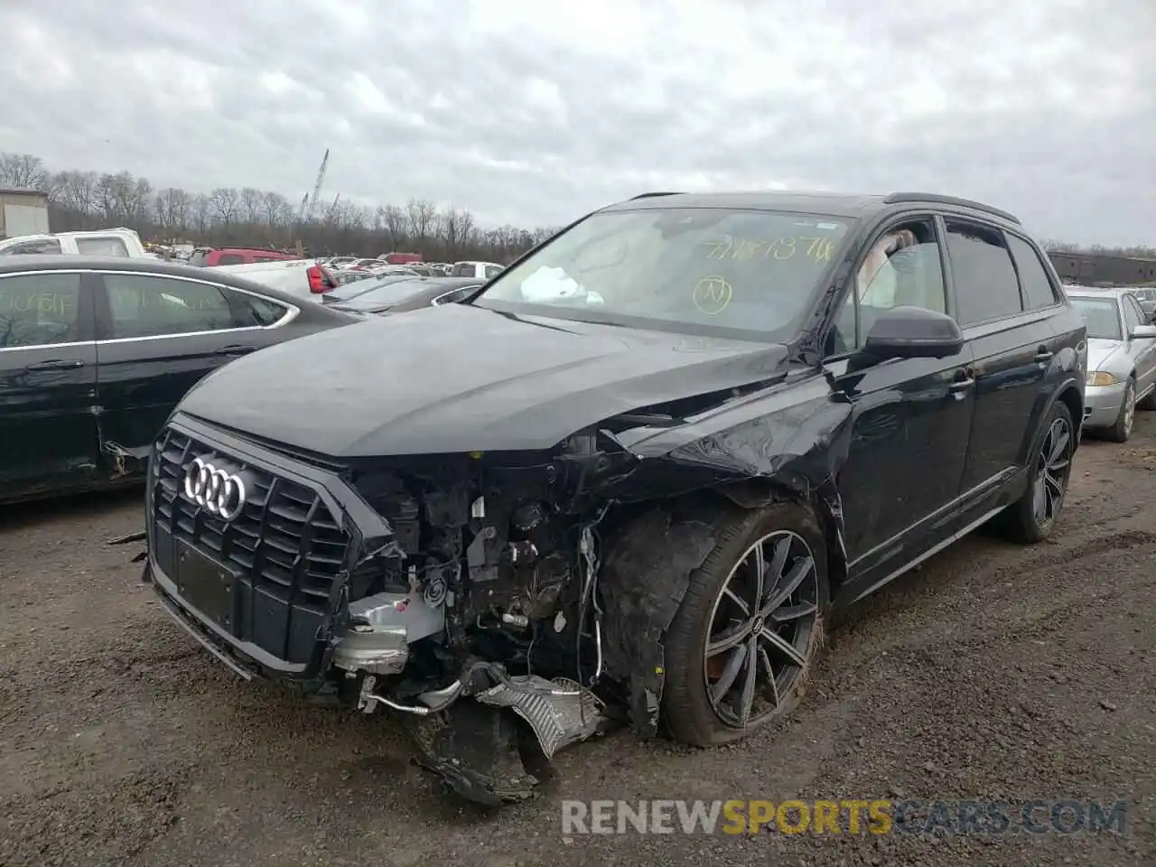 2 Photograph of a damaged car WA1LXAF70MD011852 AUDI Q7 2021