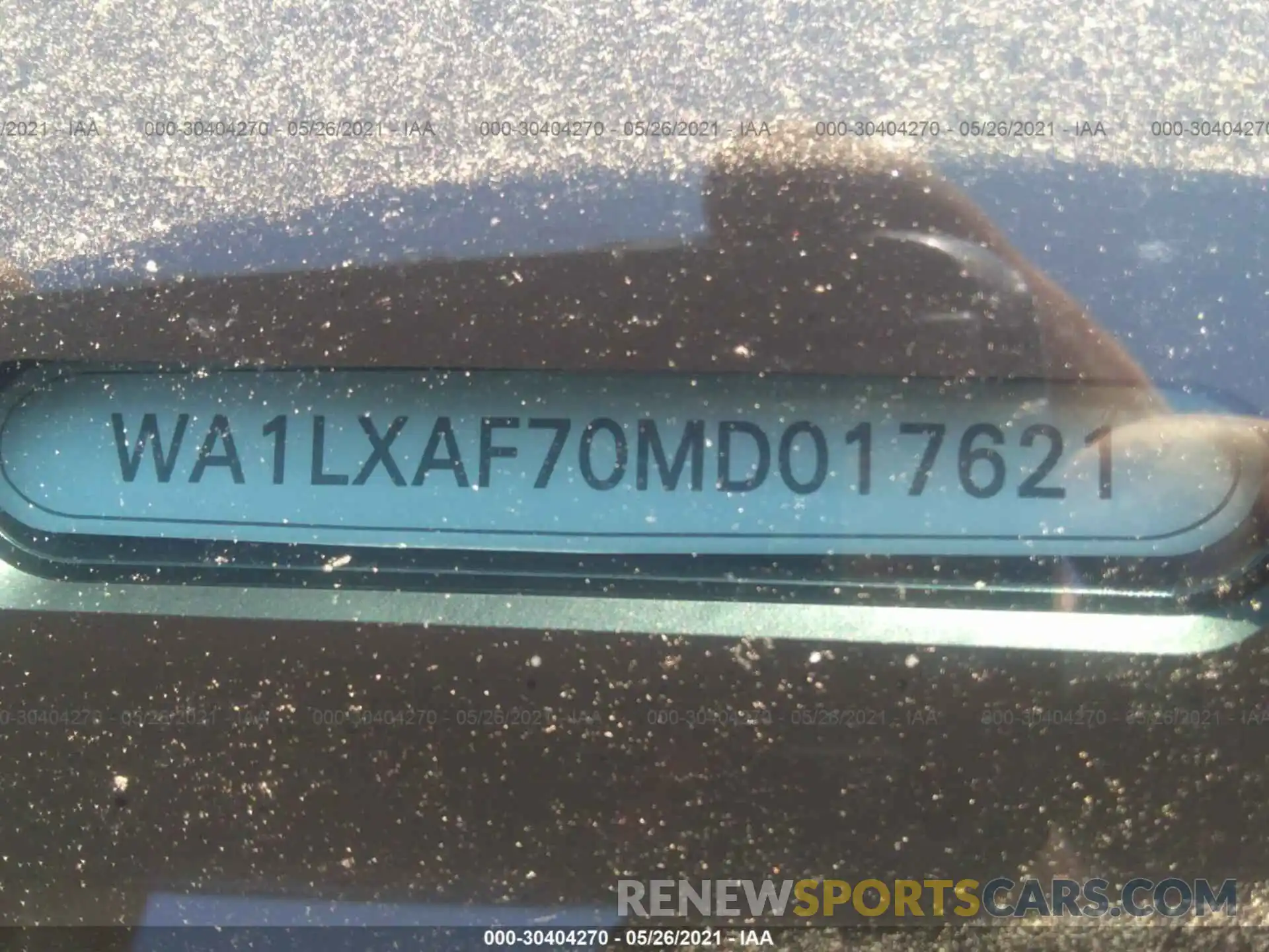 9 Photograph of a damaged car WA1LXAF70MD017621 AUDI Q7 2021
