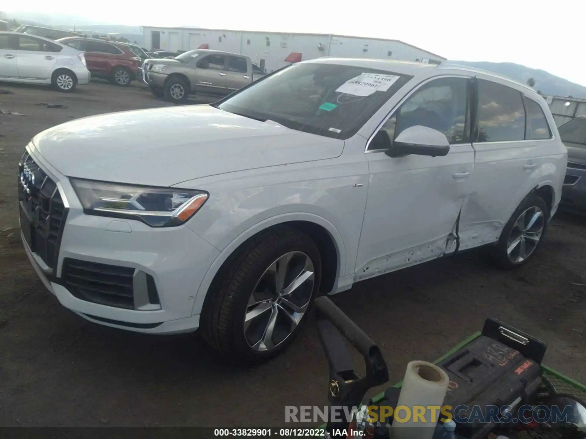 2 Photograph of a damaged car WA1LXAF70MD019823 AUDI Q7 2021