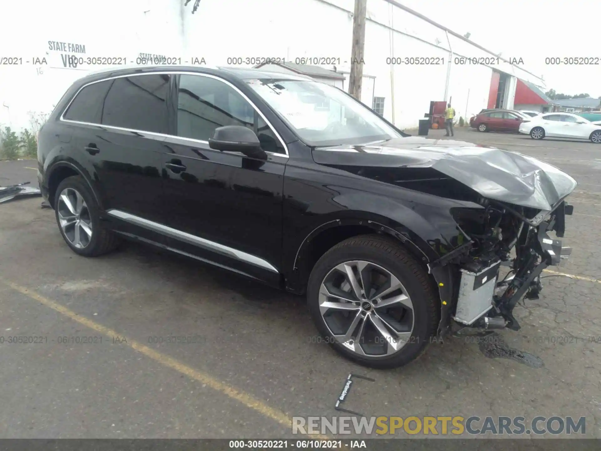 1 Photograph of a damaged car WA1LXAF70MD027484 AUDI Q7 2021