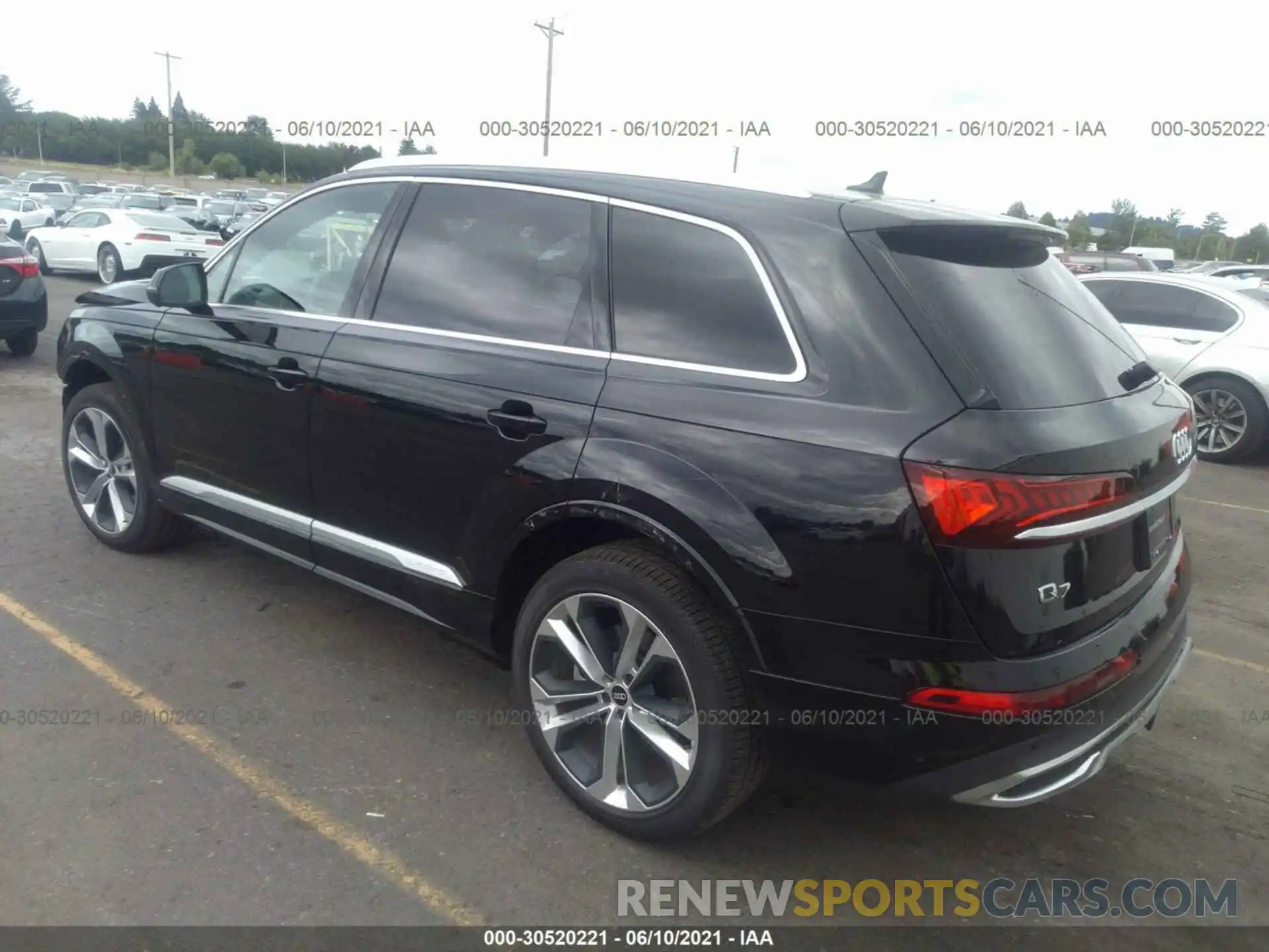 3 Фотография поврежденного автомобиля WA1LXAF70MD027484 AUDI Q7 2021