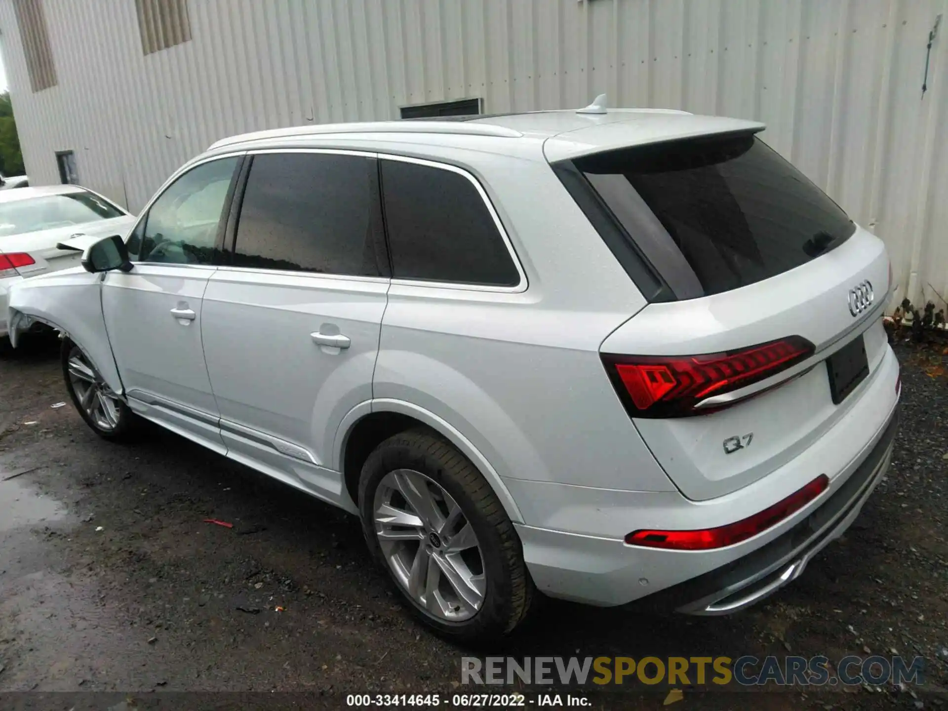 3 Фотография поврежденного автомобиля WA1LXAF70MD030160 AUDI Q7 2021