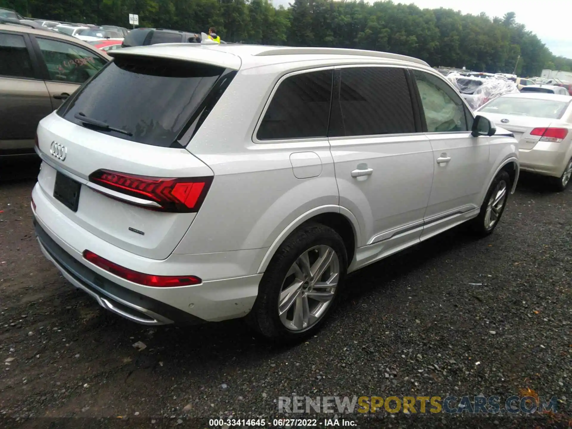 4 Фотография поврежденного автомобиля WA1LXAF70MD030160 AUDI Q7 2021