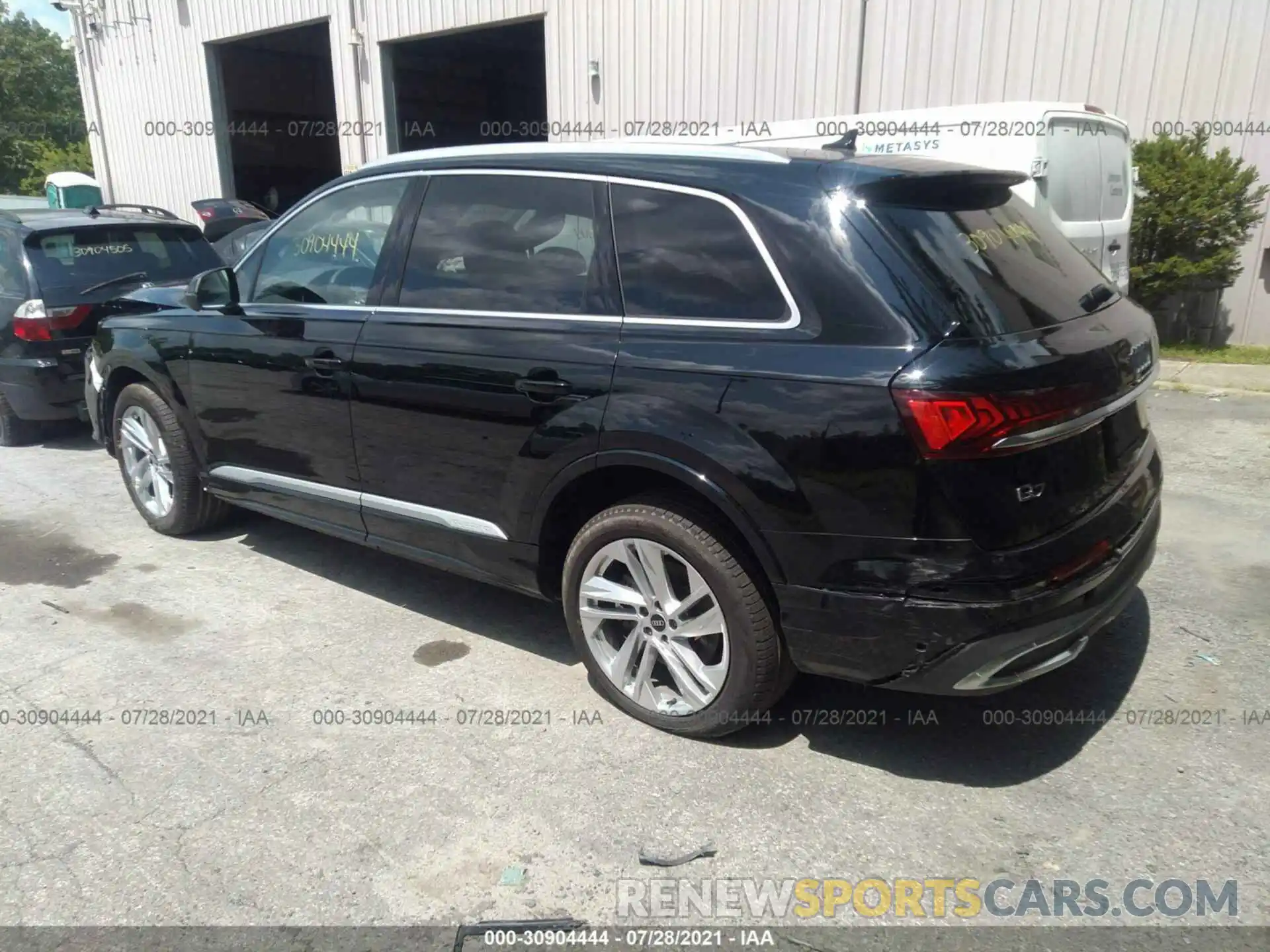 3 Фотография поврежденного автомобиля WA1LXAF71MD017689 AUDI Q7 2021