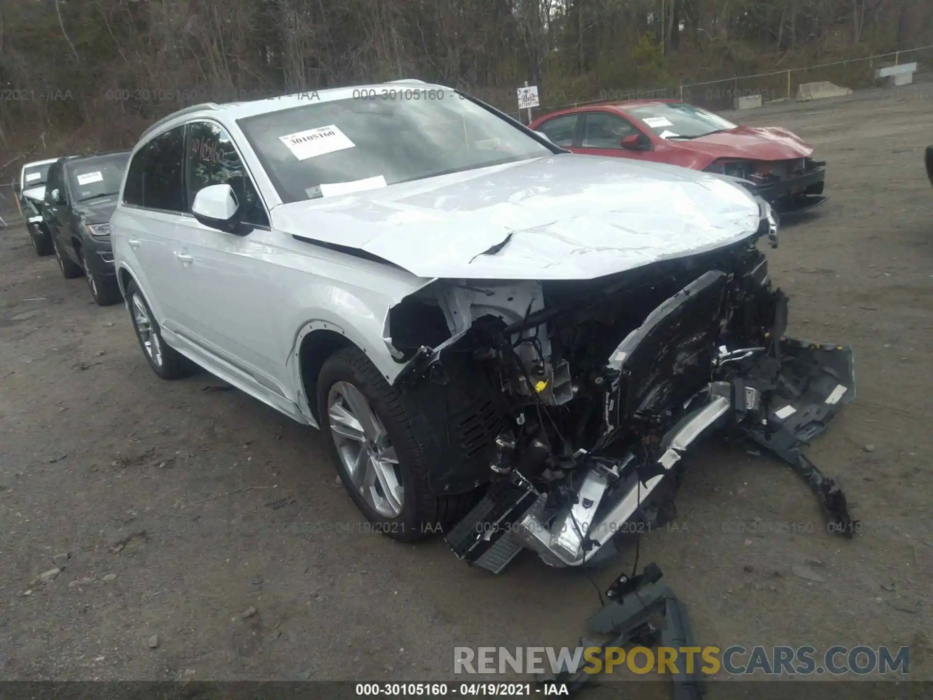 1 Photograph of a damaged car WA1LXAF71MD017854 AUDI Q7 2021