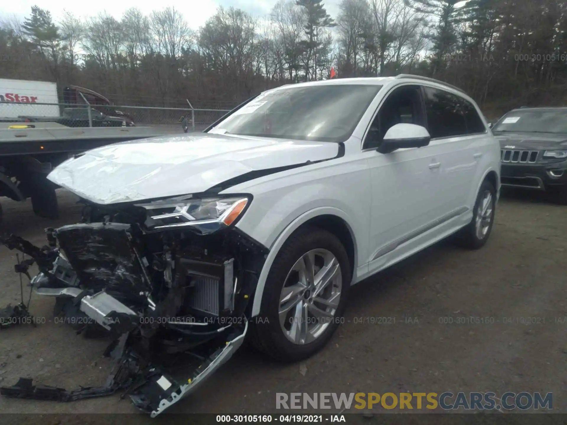 2 Photograph of a damaged car WA1LXAF71MD017854 AUDI Q7 2021