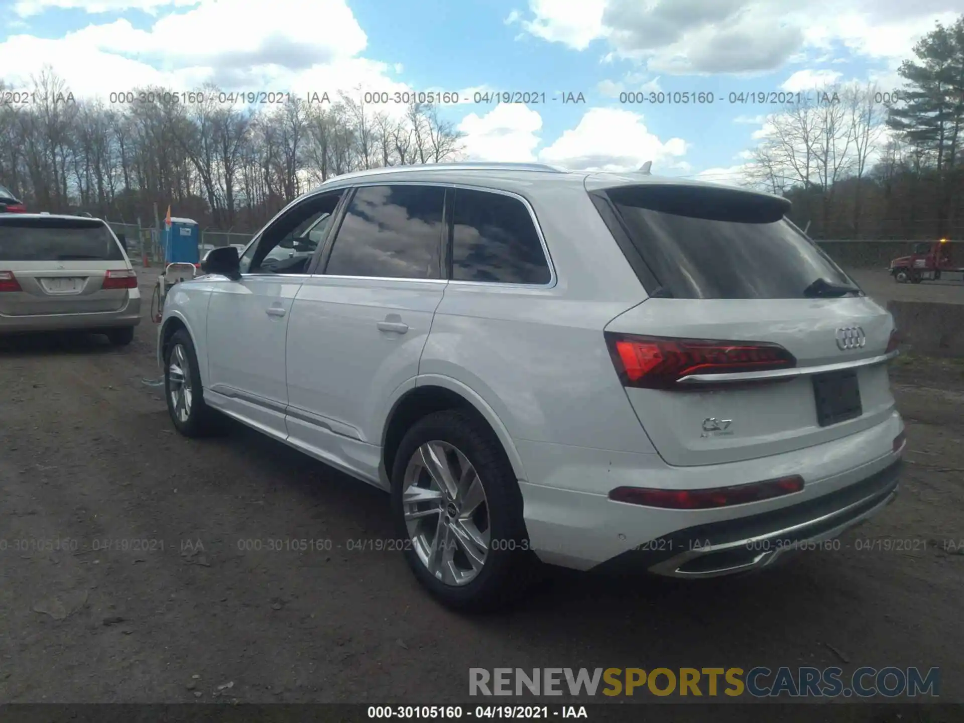 3 Фотография поврежденного автомобиля WA1LXAF71MD017854 AUDI Q7 2021