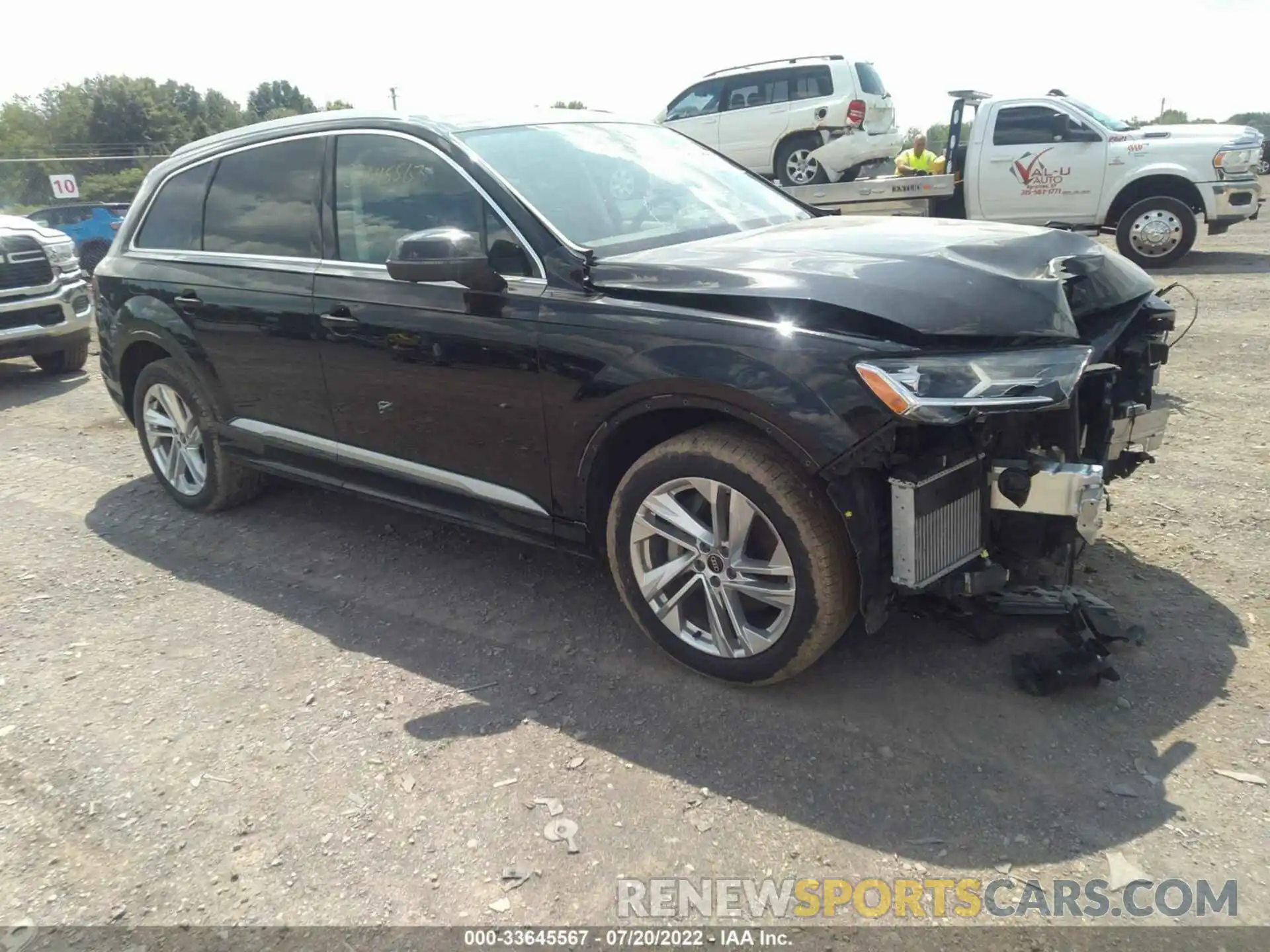 1 Photograph of a damaged car WA1LXAF71MD018552 AUDI Q7 2021