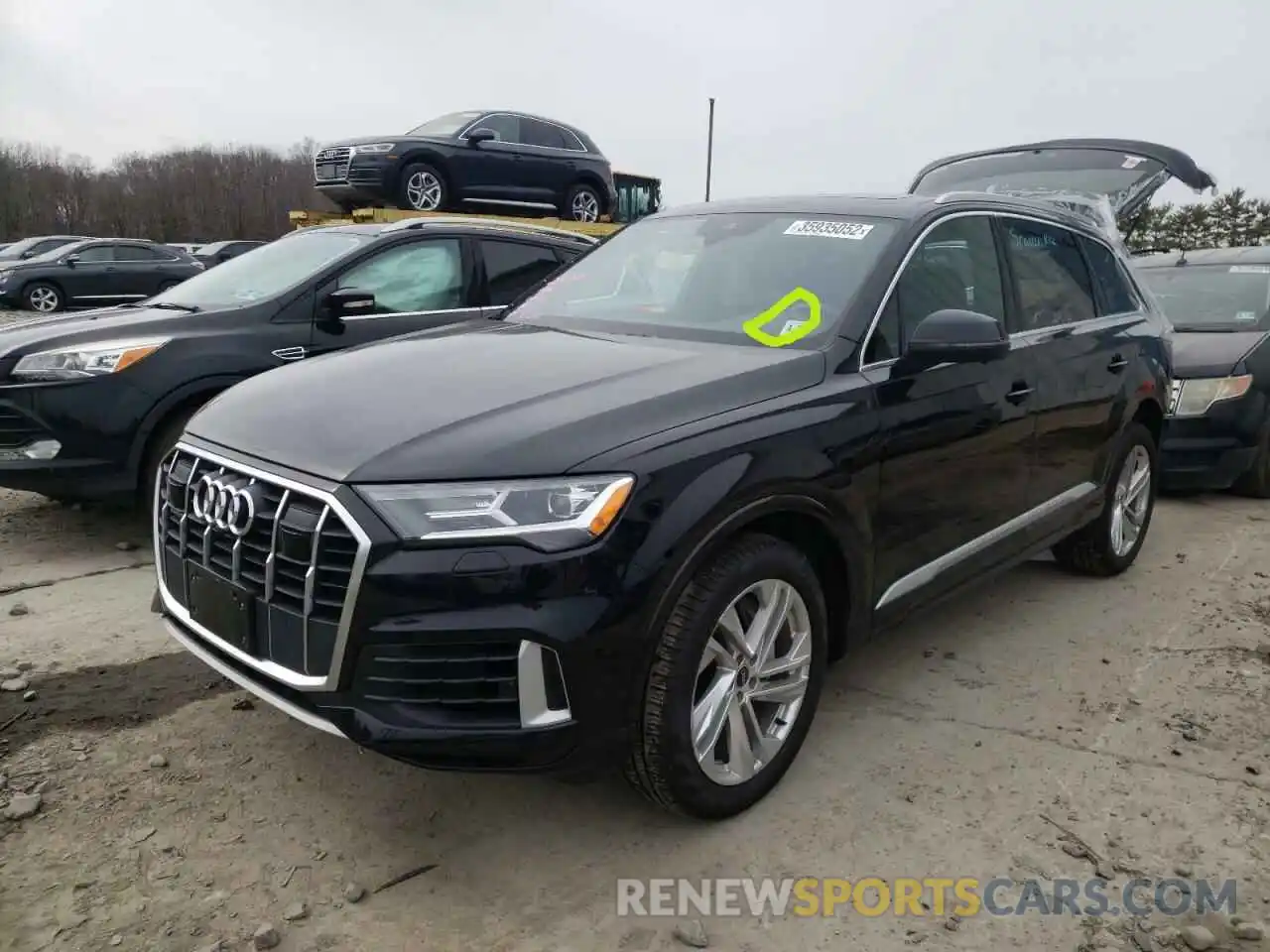 2 Photograph of a damaged car WA1LXAF71MD019118 AUDI Q7 2021