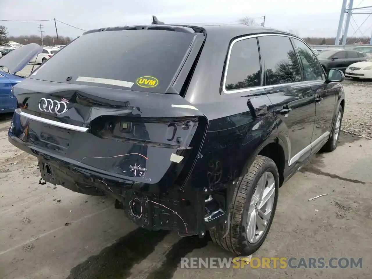 4 Фотография поврежденного автомобиля WA1LXAF71MD019118 AUDI Q7 2021