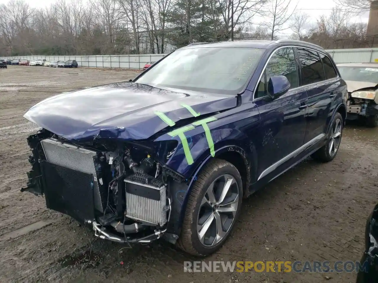 2 Photograph of a damaged car WA1LXAF71MD040745 AUDI Q7 2021