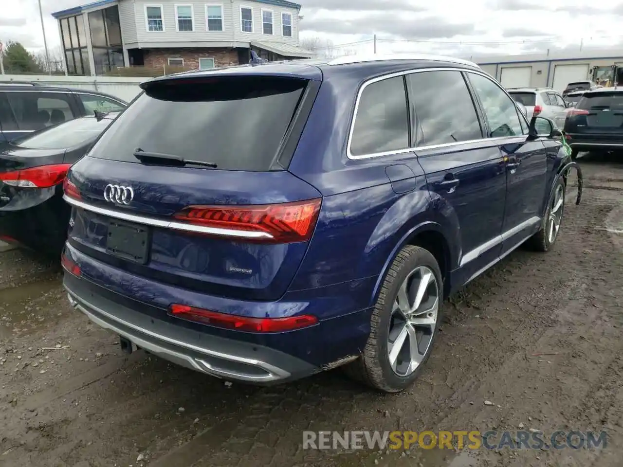 4 Фотография поврежденного автомобиля WA1LXAF71MD040745 AUDI Q7 2021