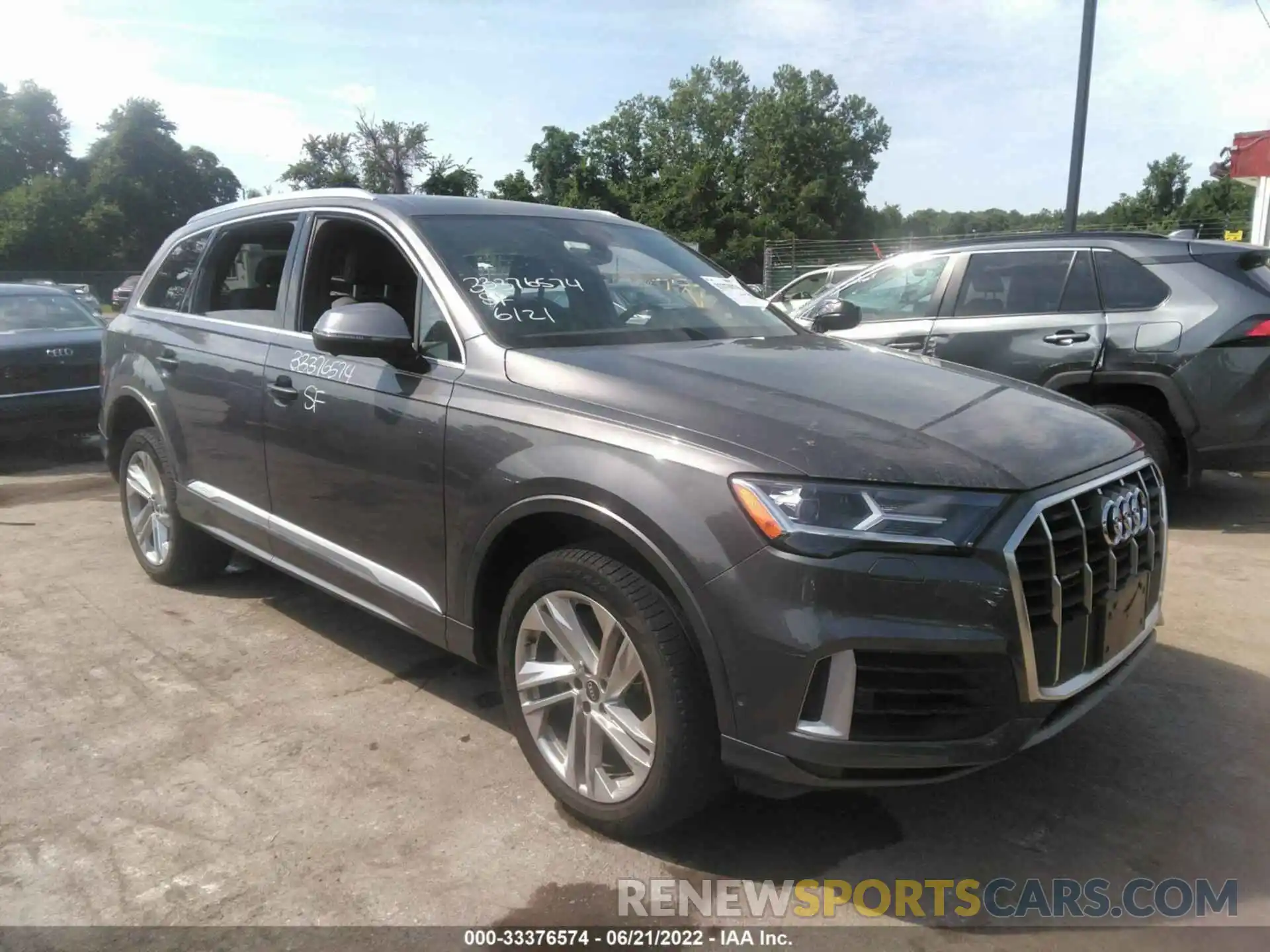 1 Фотография поврежденного автомобиля WA1LXAF72MD016325 AUDI Q7 2021