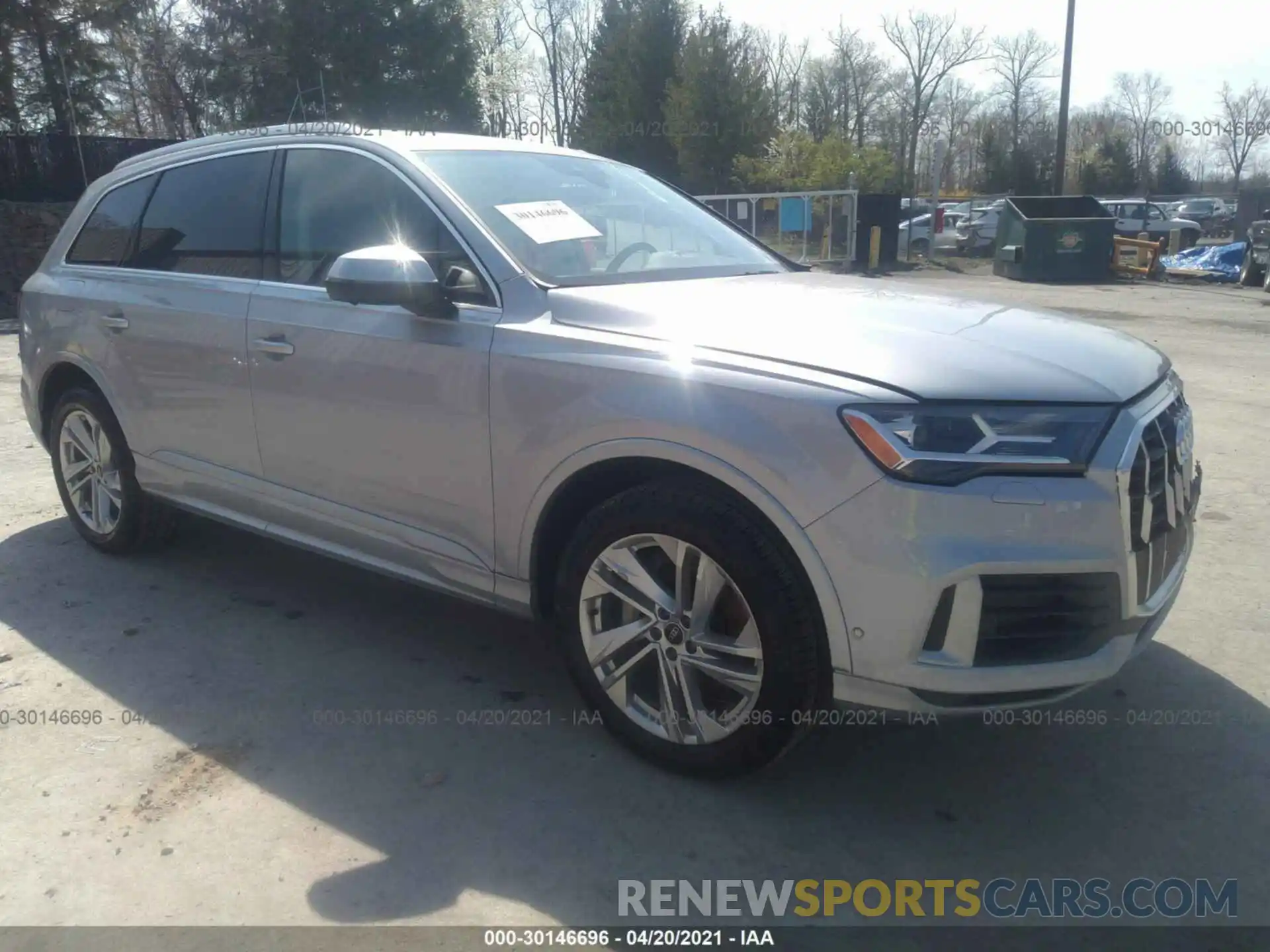 1 Photograph of a damaged car WA1LXAF73MD012932 AUDI Q7 2021